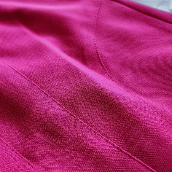 Banana Republic Ponte Seamed Stretch Pencil Skirt in Cerise Pink Size 14 NWT - Picture 7 of 9